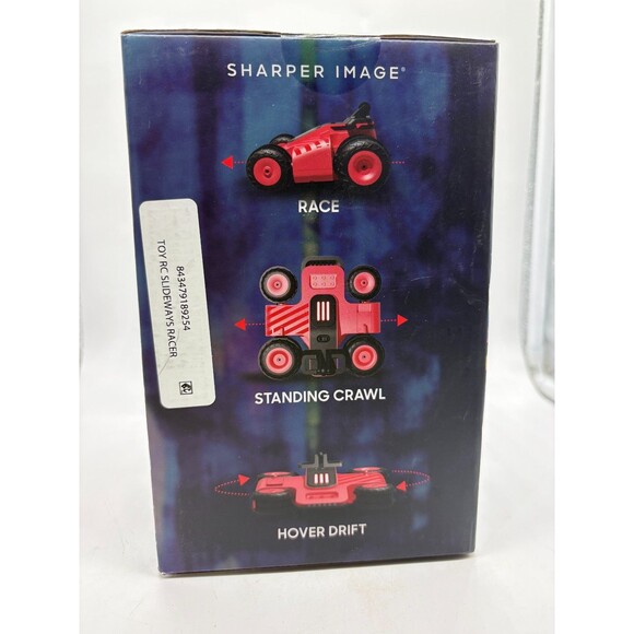 Sharper Image SlideWays Racer Remote Control Hover Drifting RC Car Red Ages 6+ - Picture 5 of 9